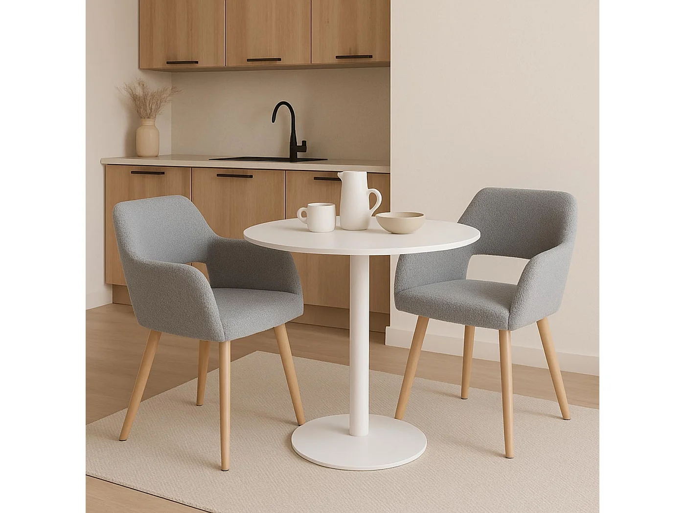 Chaise de salle à manger MCW-A50 II,  gris