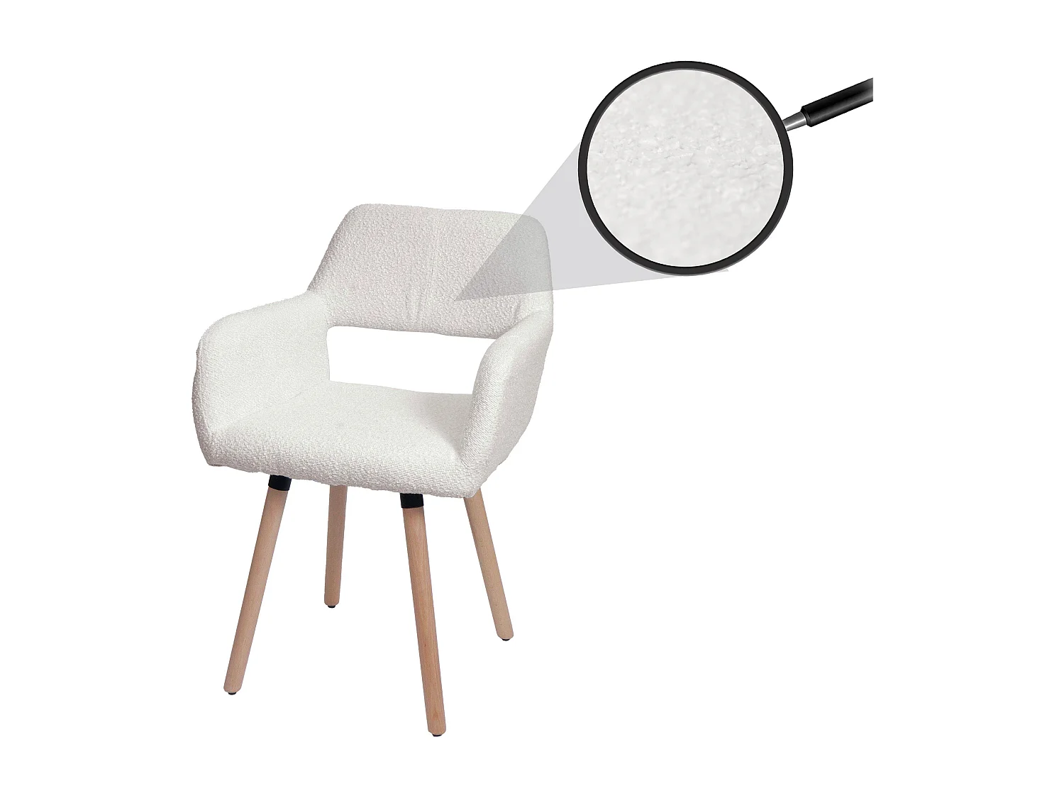 Eetkamerstoel MCW-A50 II,  crème