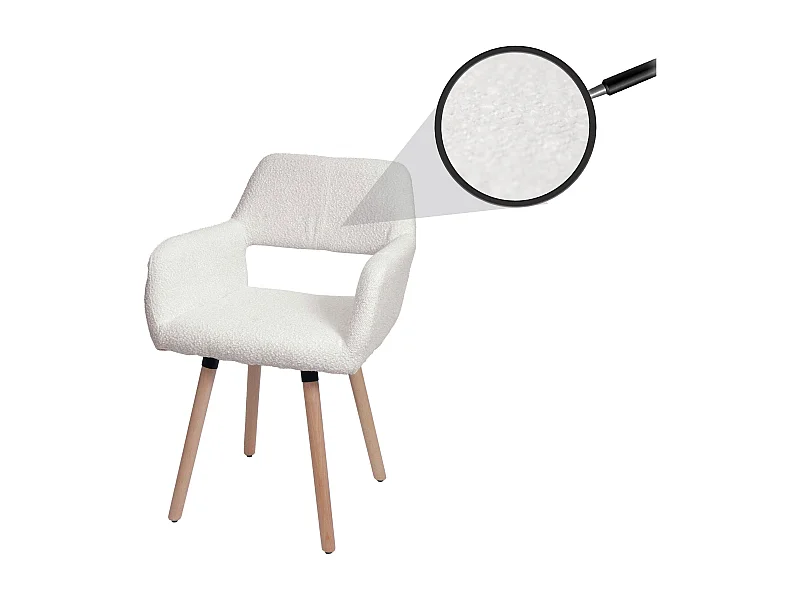 Esszimmerstuhl MCW-A50 II, Creme