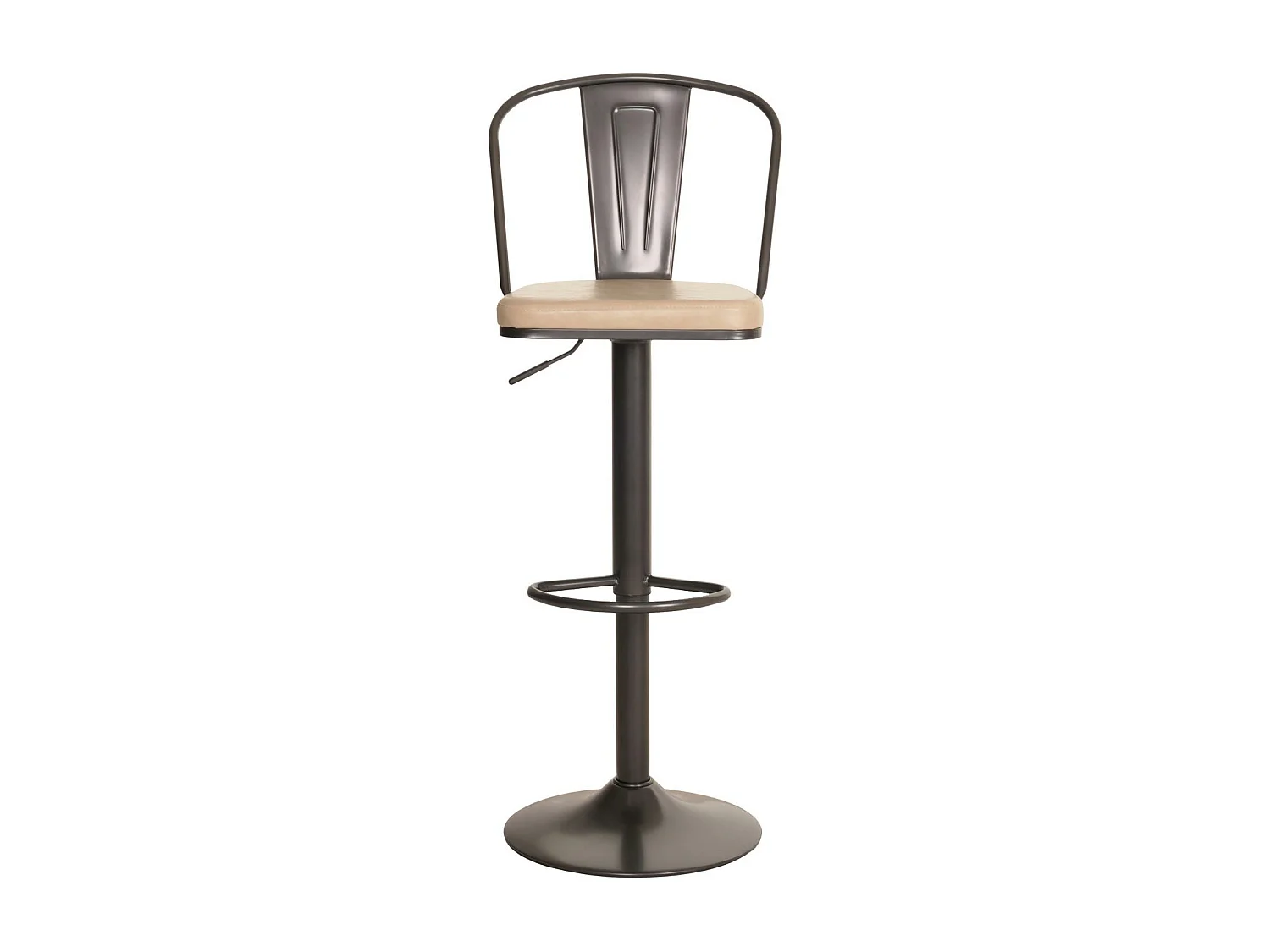 Banco de bar MCW-H10a (conjunto de 2),  bege vintage