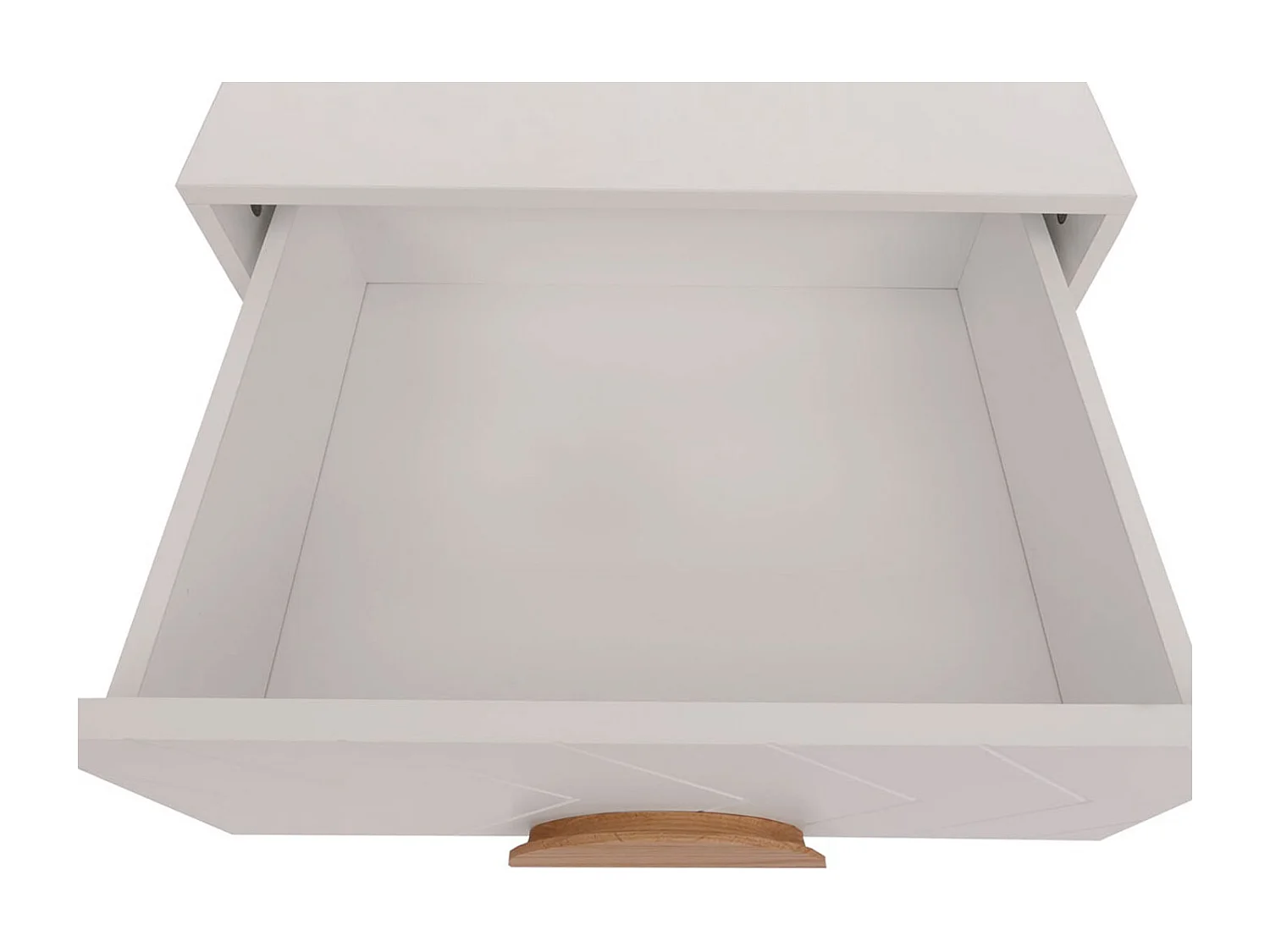 Table de chevet MCW-N89,  blanc