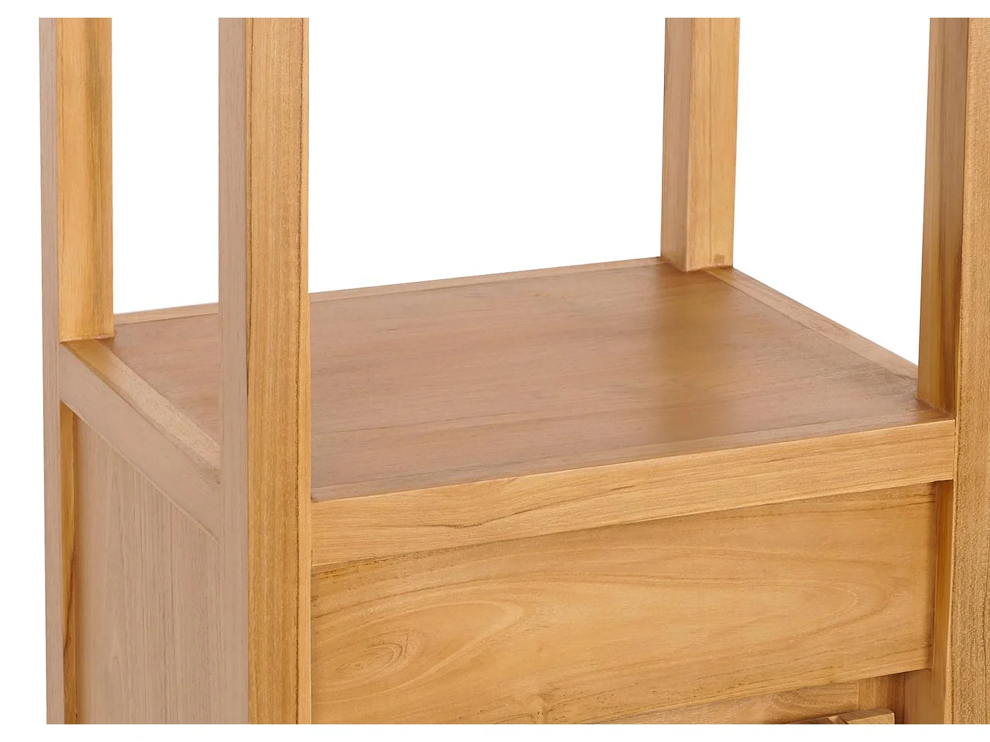 Armoire haute en teck MCW-M74