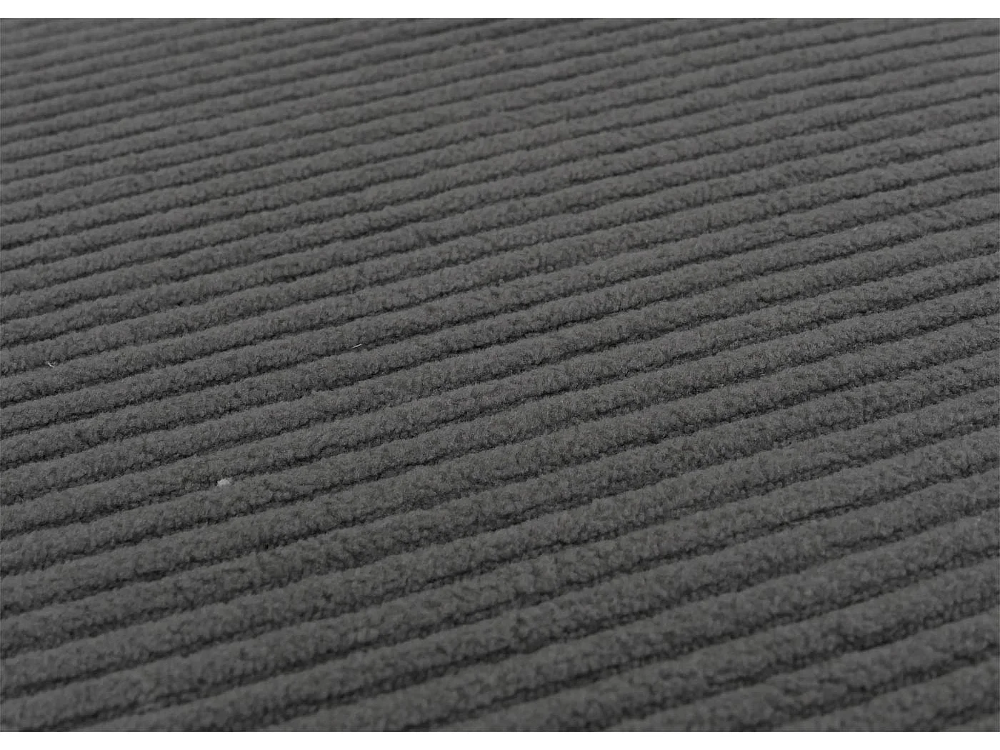 Silla de comedor Littau Cord (set de 2),  gris oscuro, patas oscuras