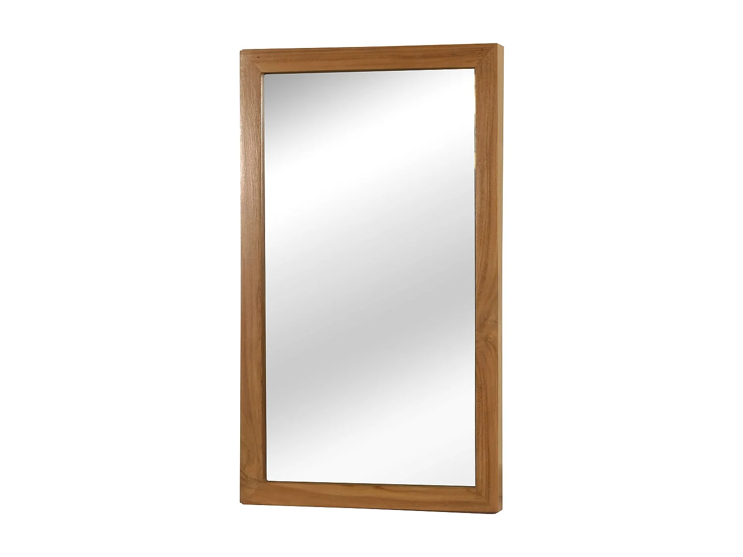 Miroir mural en teck MCW-M75