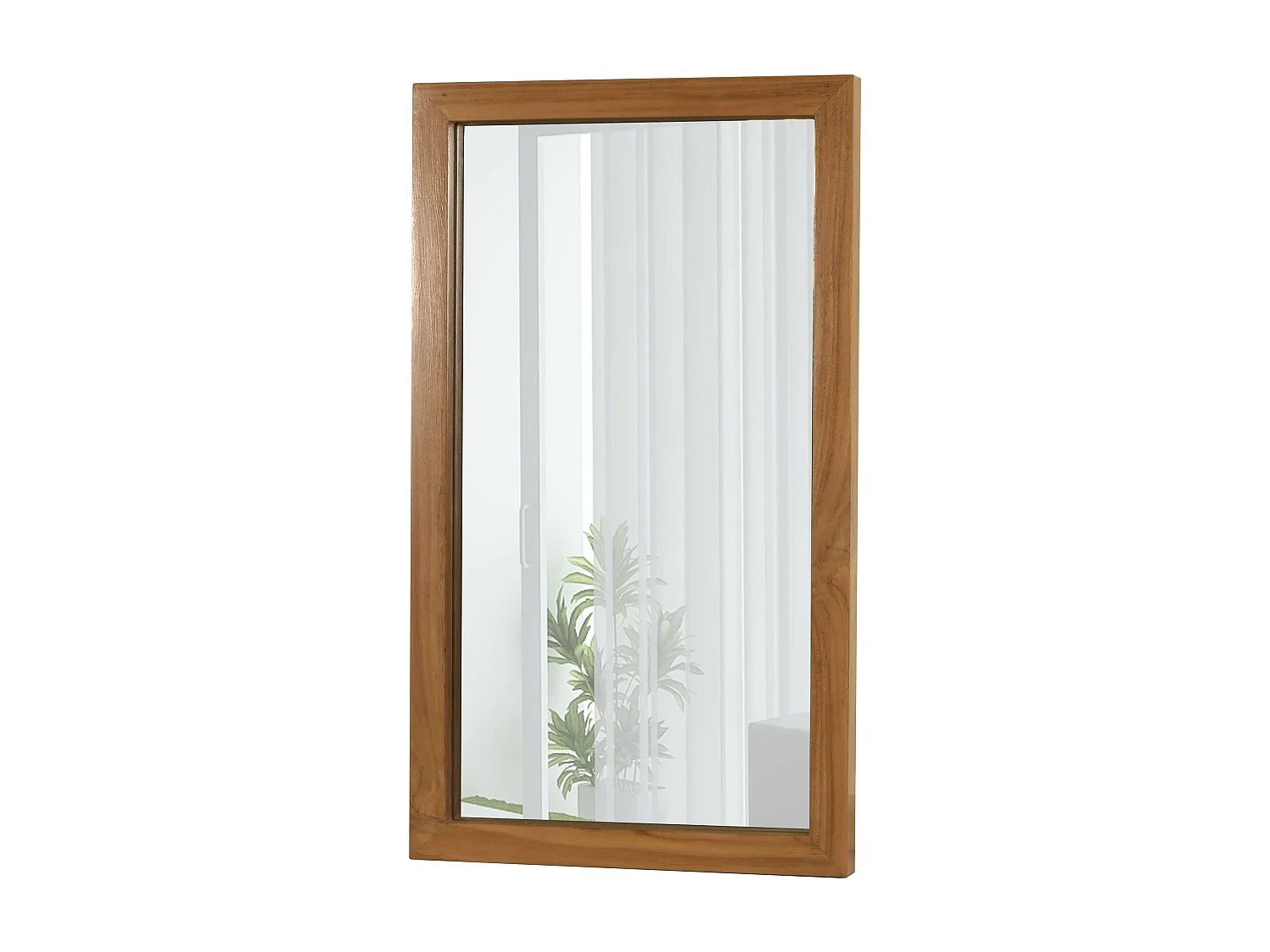 Teakhouten wandspiegel MCW-M75