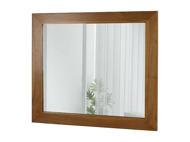Teakhouten wandspiegel MCW-M75