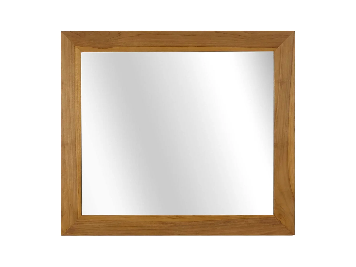 Teakhouten wandspiegel MCW-M75