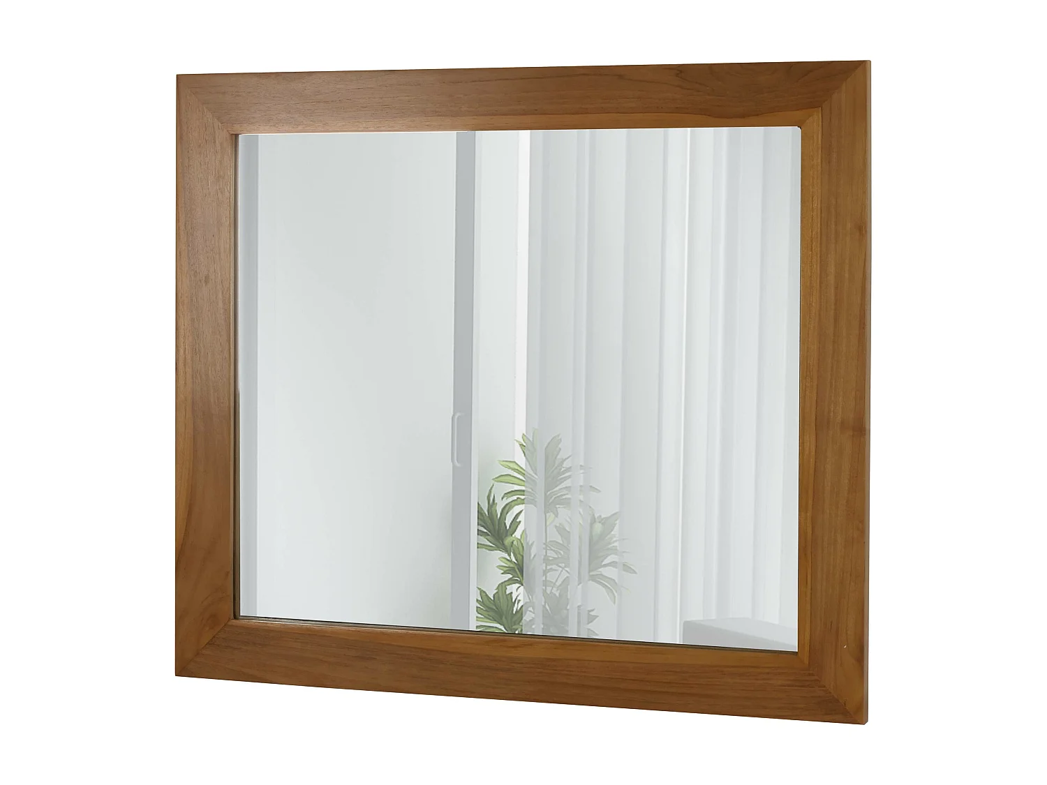 Teakhouten wandspiegel MCW-M75