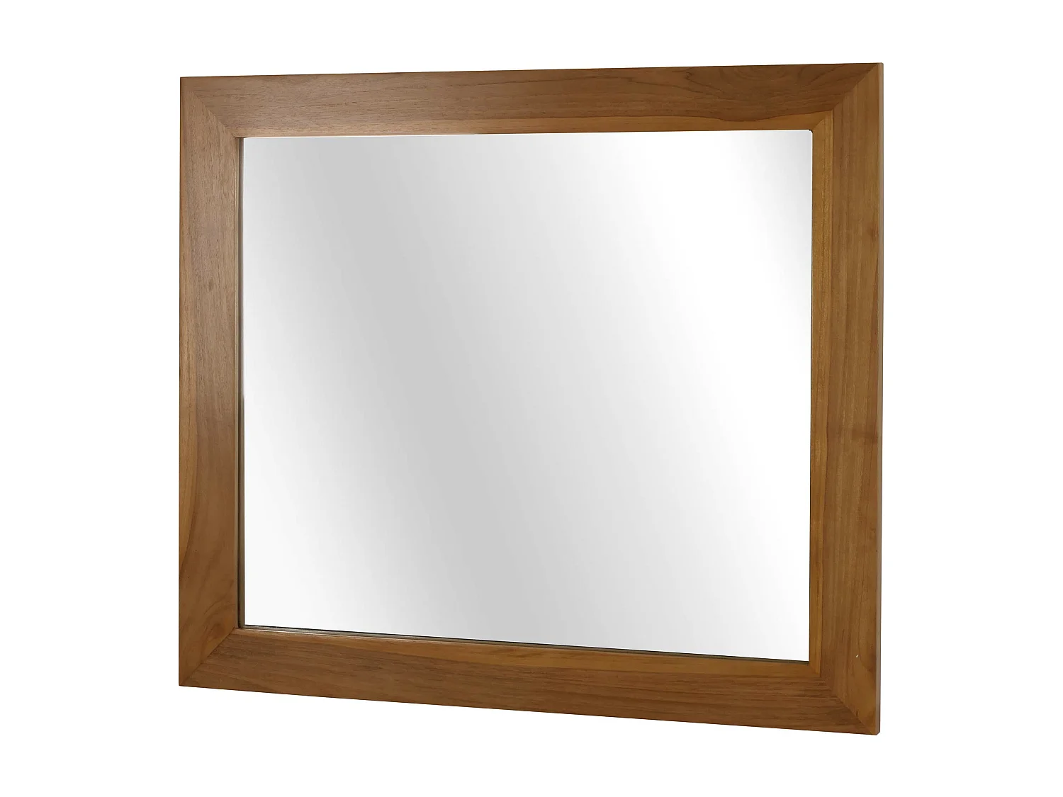 Miroir mural en teck MCW-M75