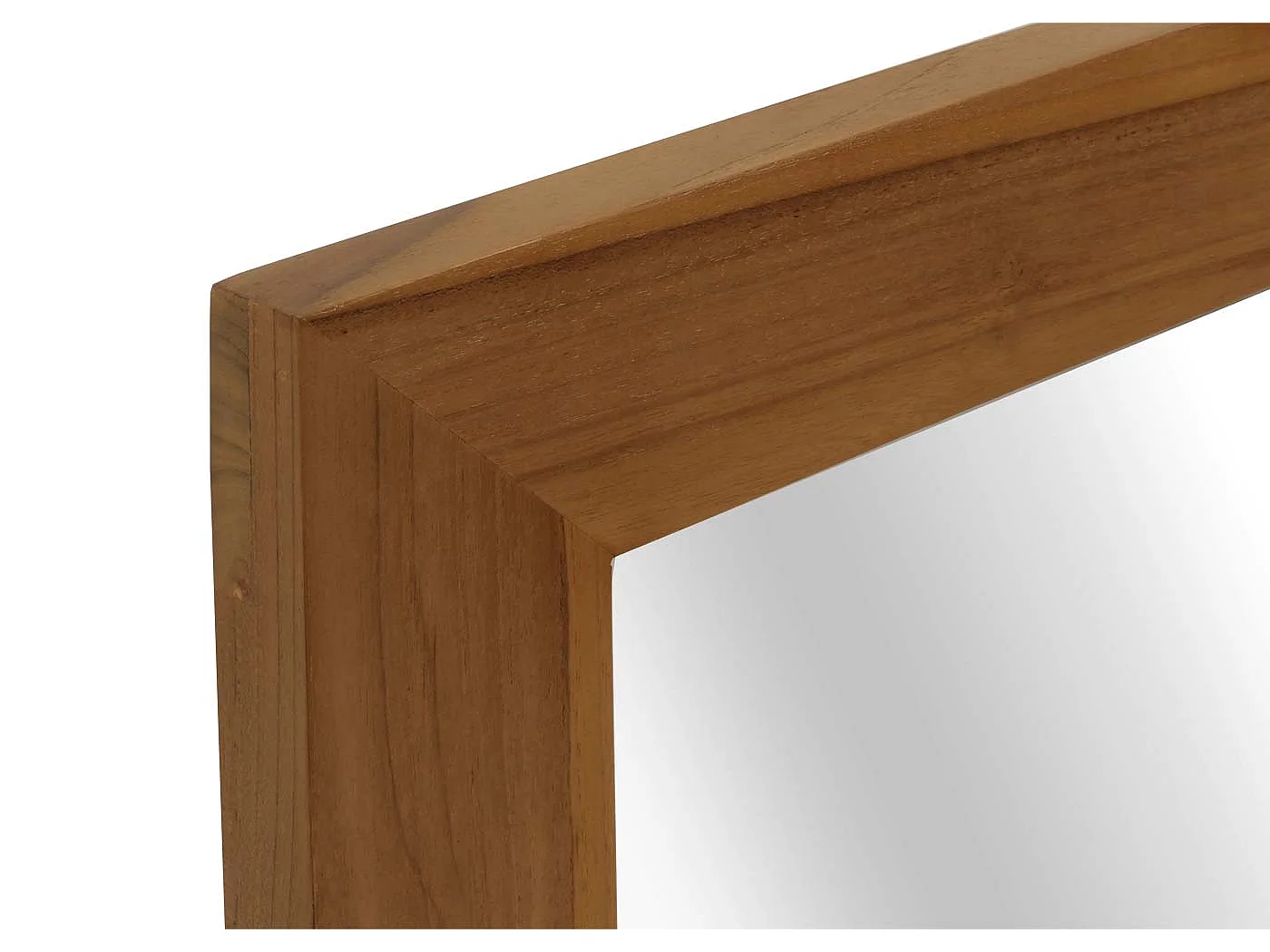Miroir mural en teck MCW-M75