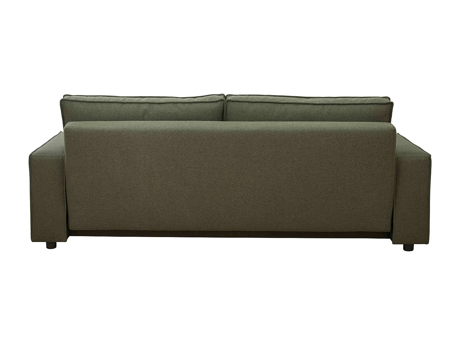 Canapé convertible en tissu 3 places vert