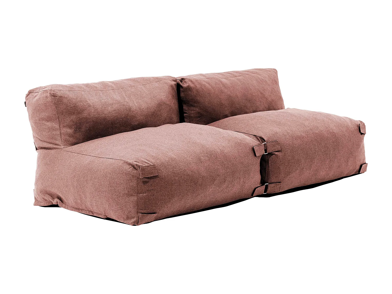 Modulair terracotta tuinmeubel met 2 zitplaatsen