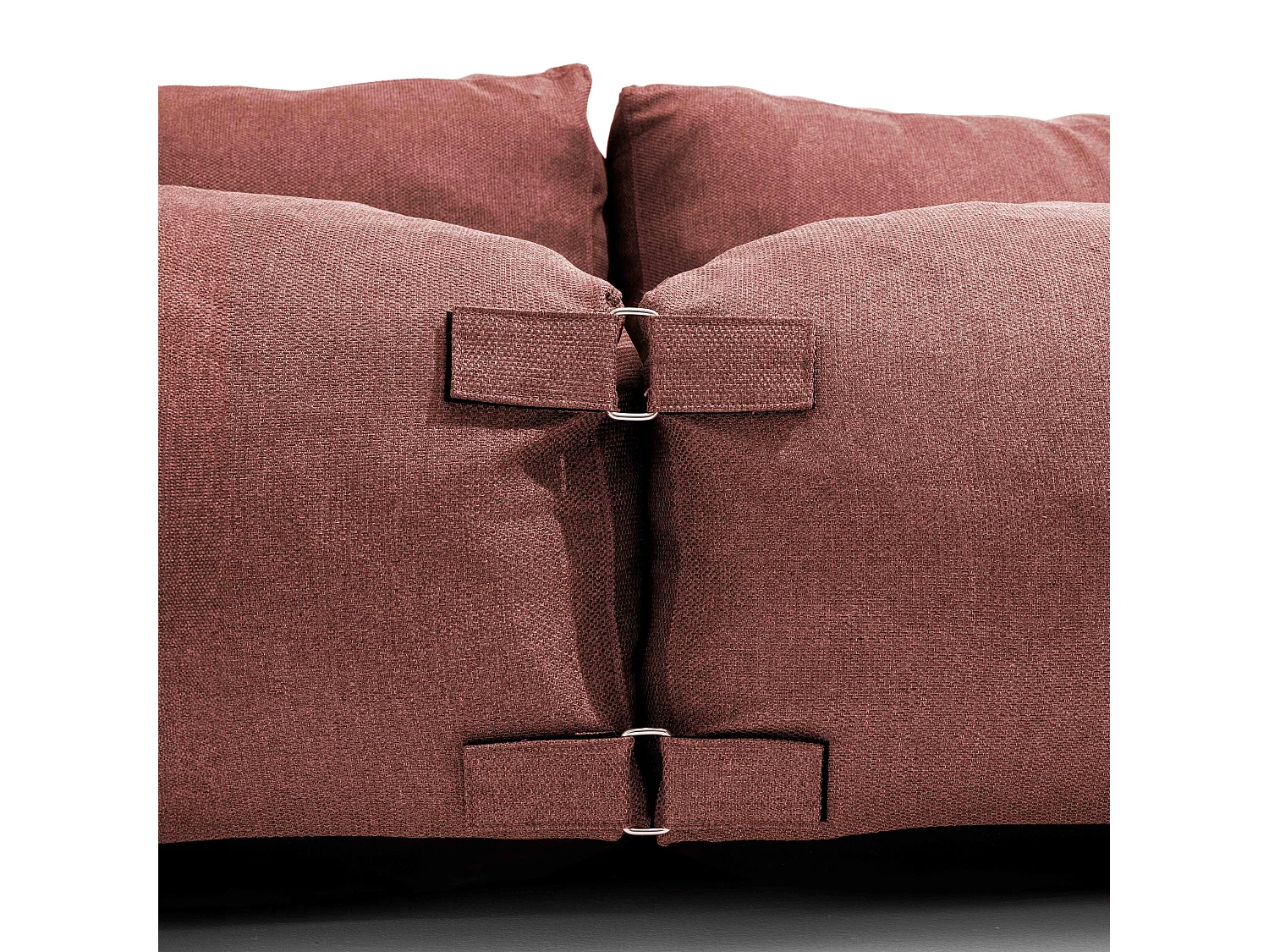 Salon de jardin modulable 2 places terracotta - Mixi