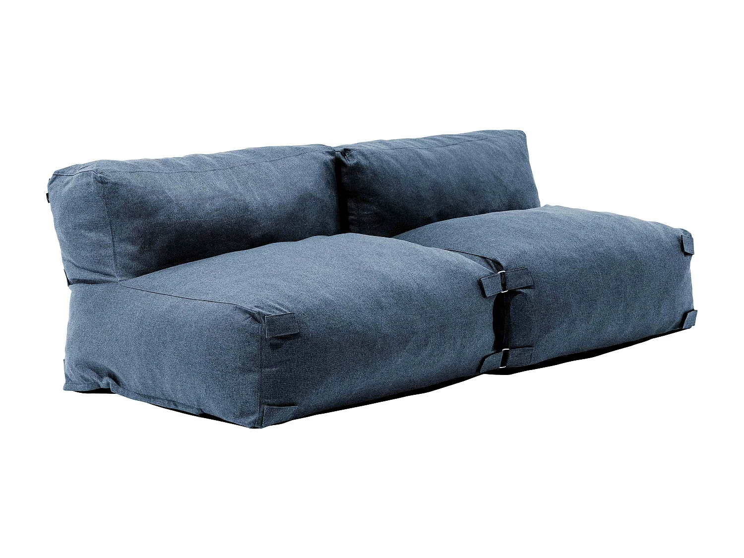 Salon de jardin modulable 2 places bleu pacific - Mixi