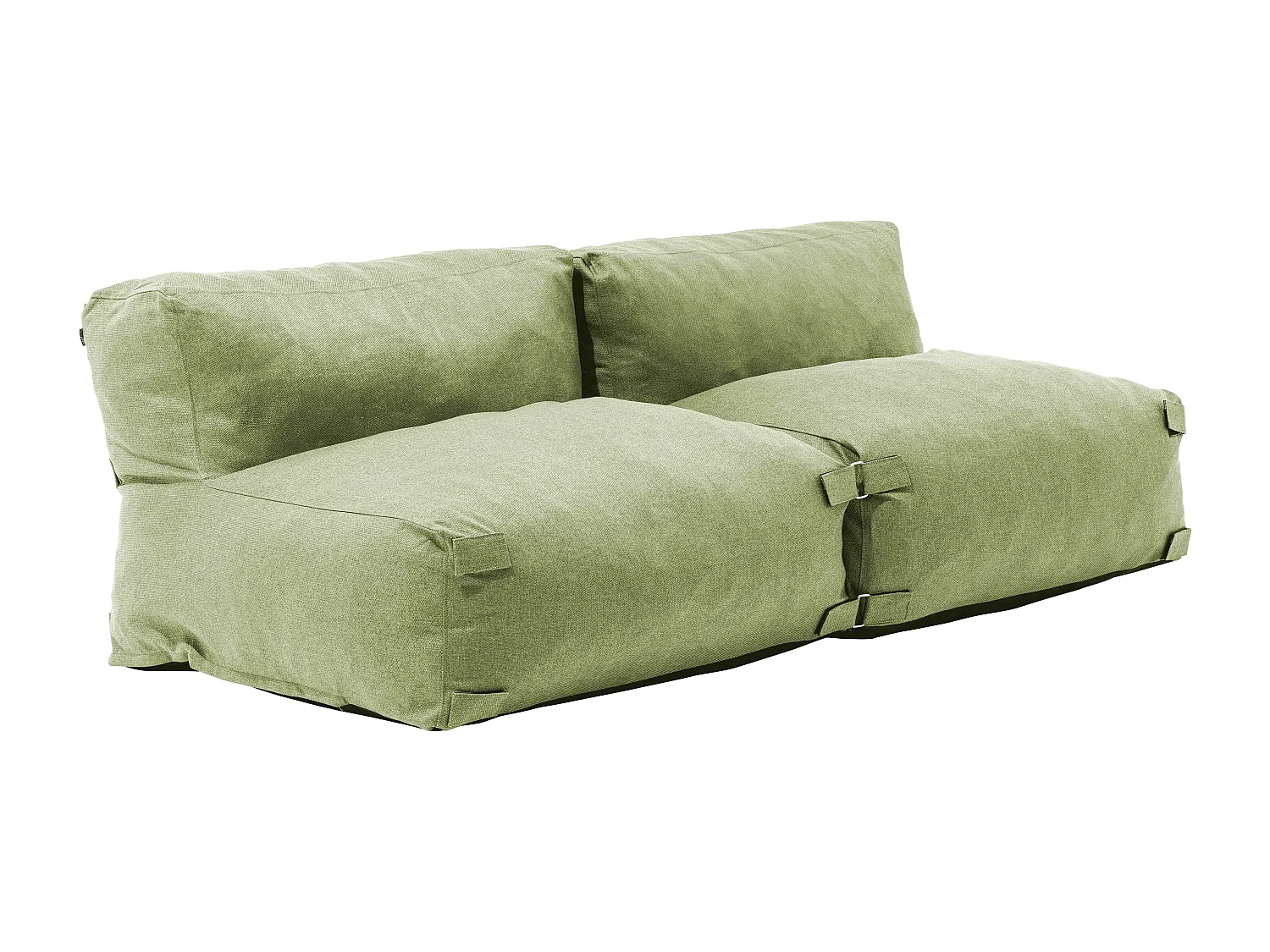 Salon de jardin modulable 2 places vert cactus - Mixi