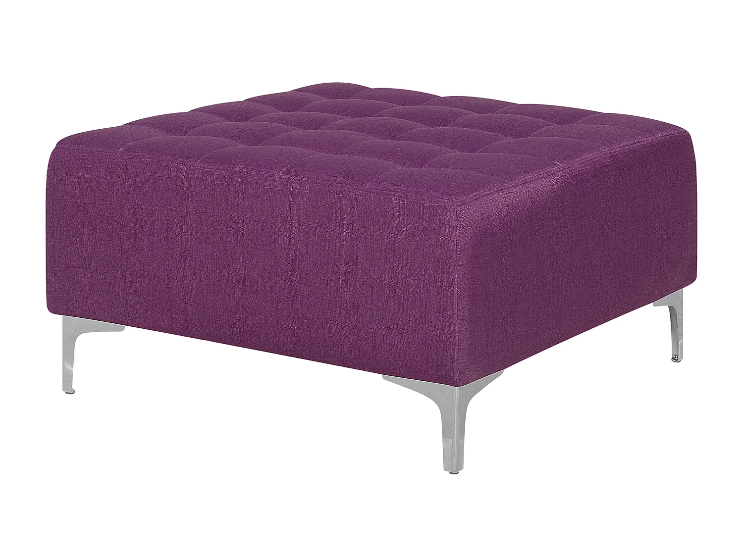 Ottomane ABERDEEN Stoff Violett