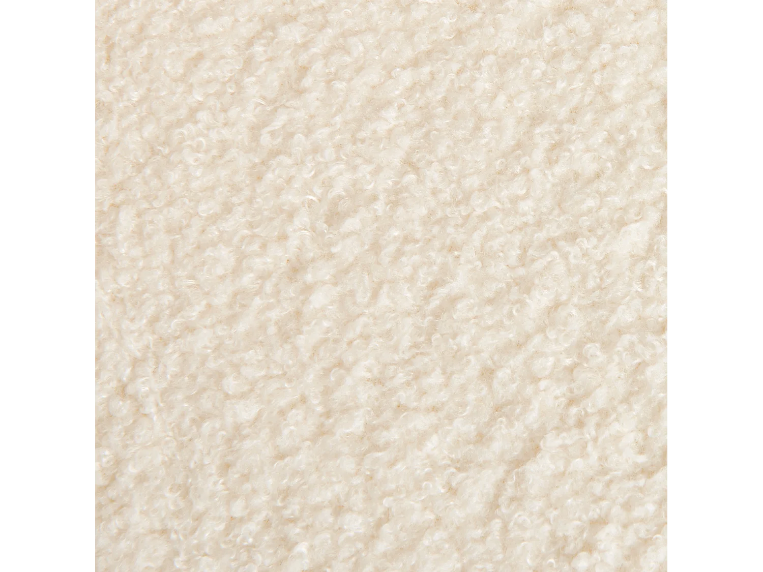 Lot de 2 chaises de bar MINA Bouclé Blanc