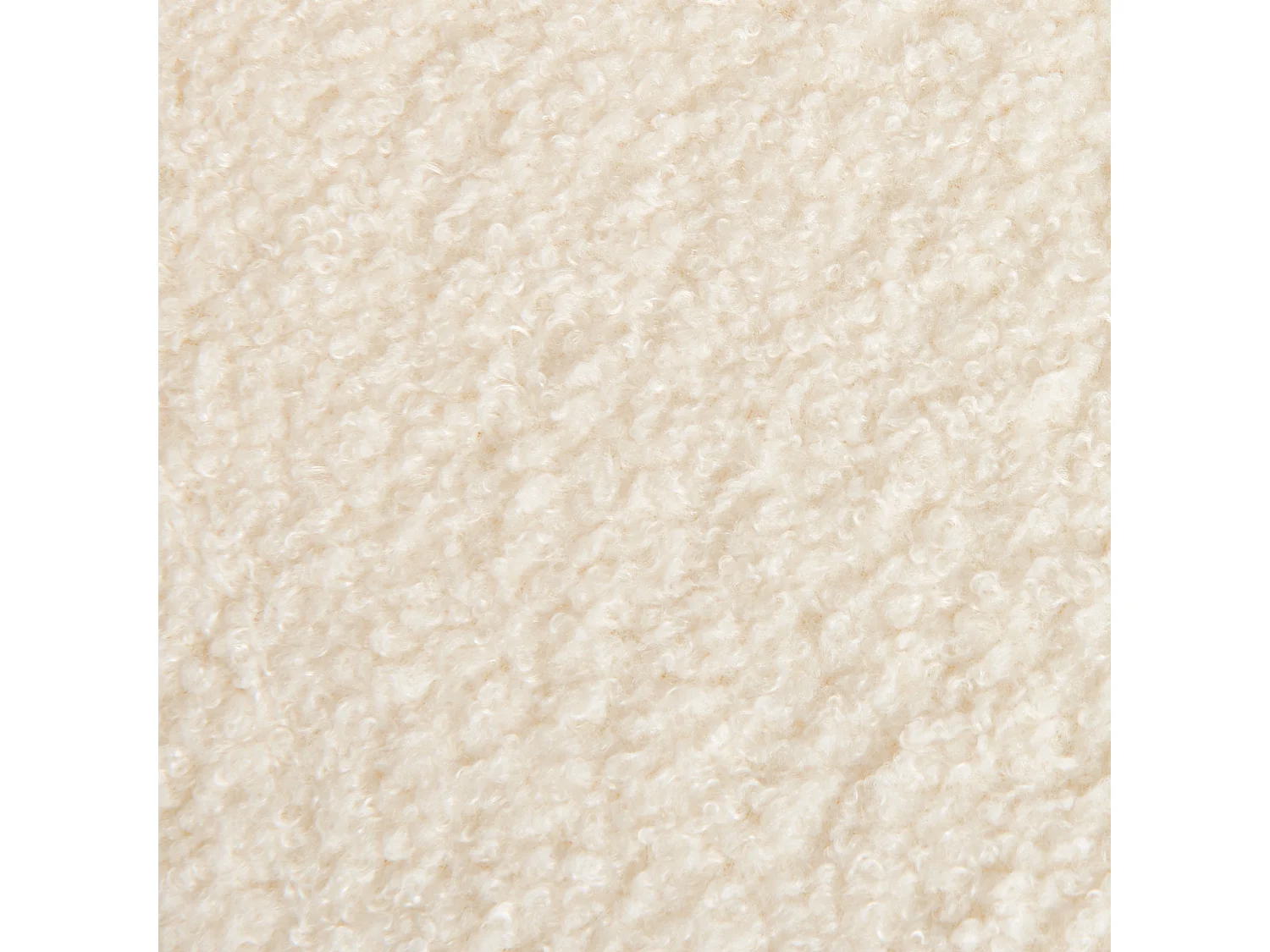 Conjunto de 2 sillas de bar MINA Bouclé Blanco