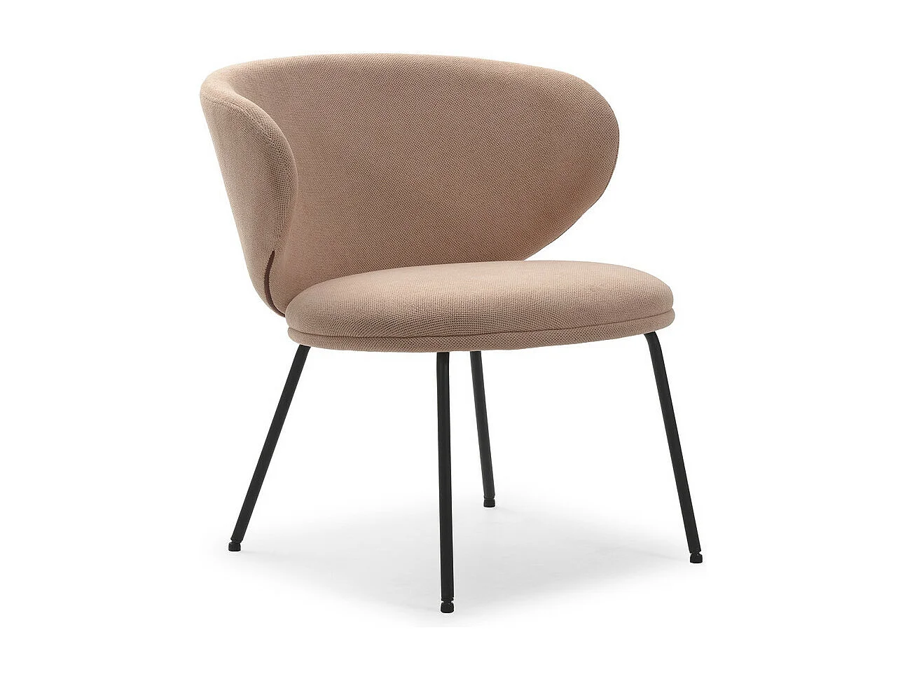 Loungesessel mit Metallbeinen 76x73 h77 cm