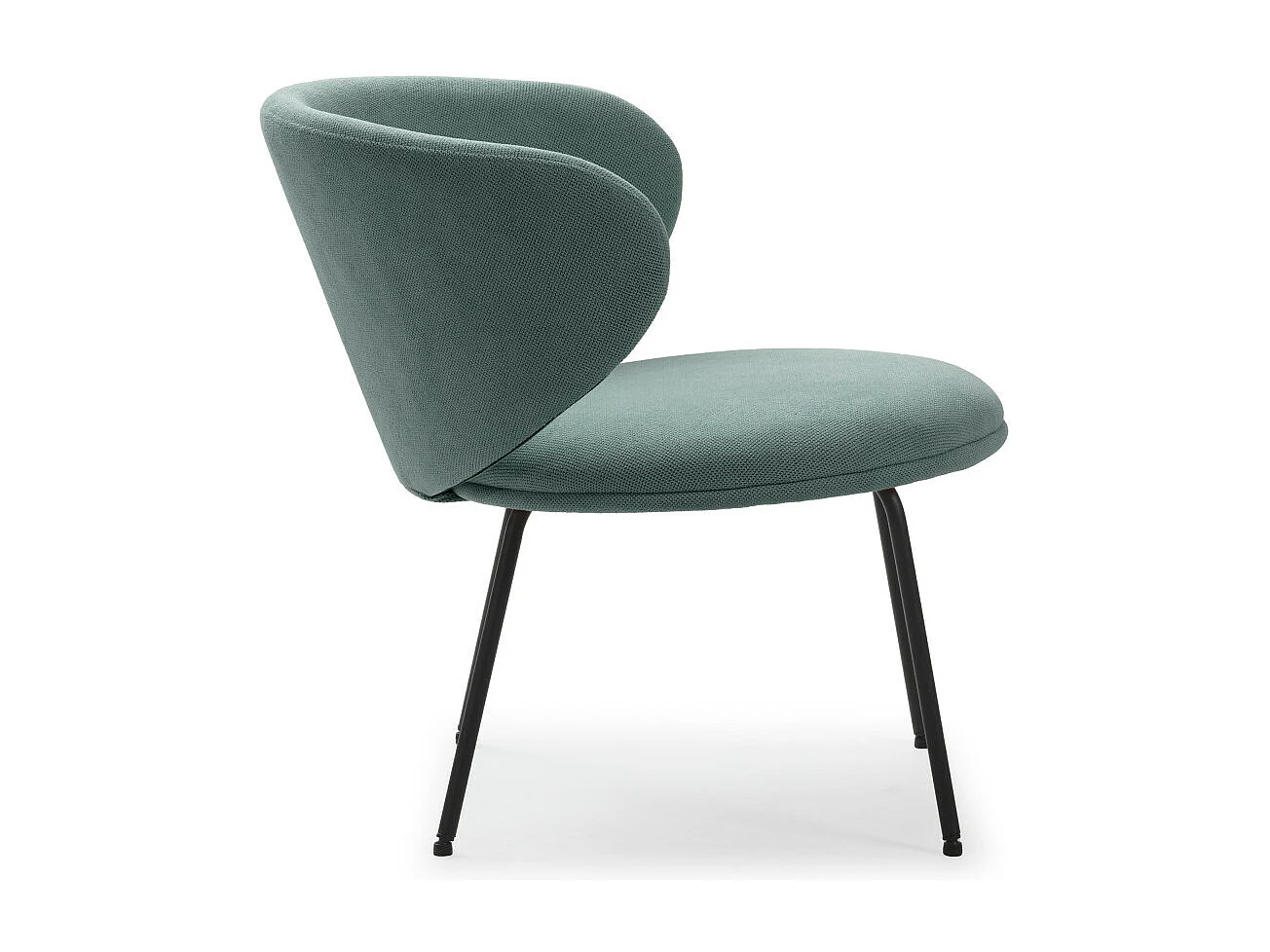 Loungesessel mit Metallbeinen 76x73 h77 cm