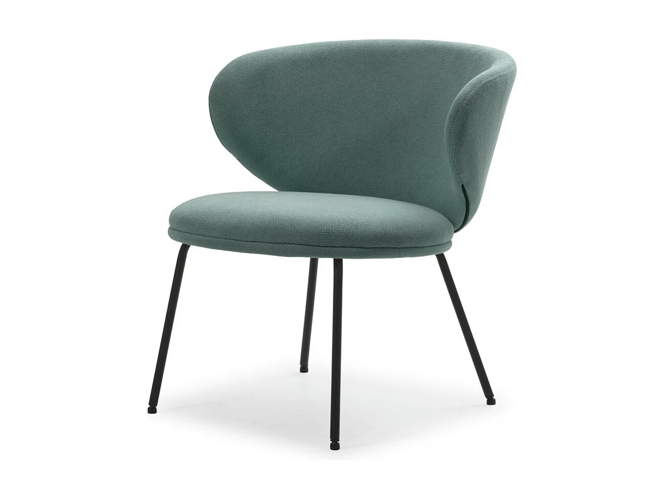 Loungesessel mit Metallbeinen 76x73 h77 cm