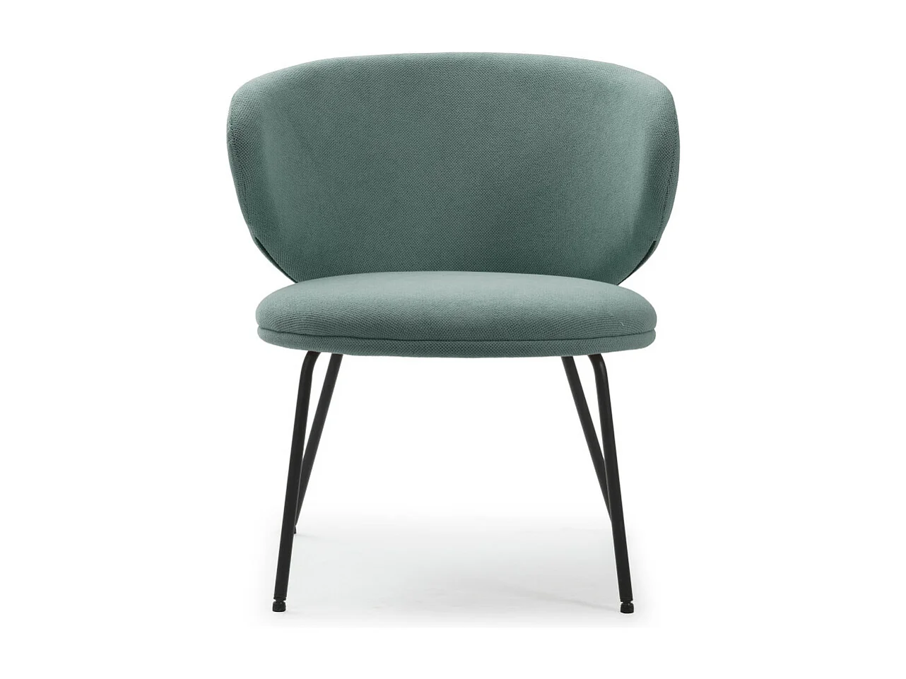 Havel - Fauteuil en tissu et métal - vert eucalyptus