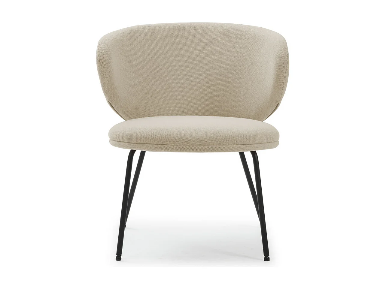 Loungesessel mit Metallbeinen 76x73 h77 cm