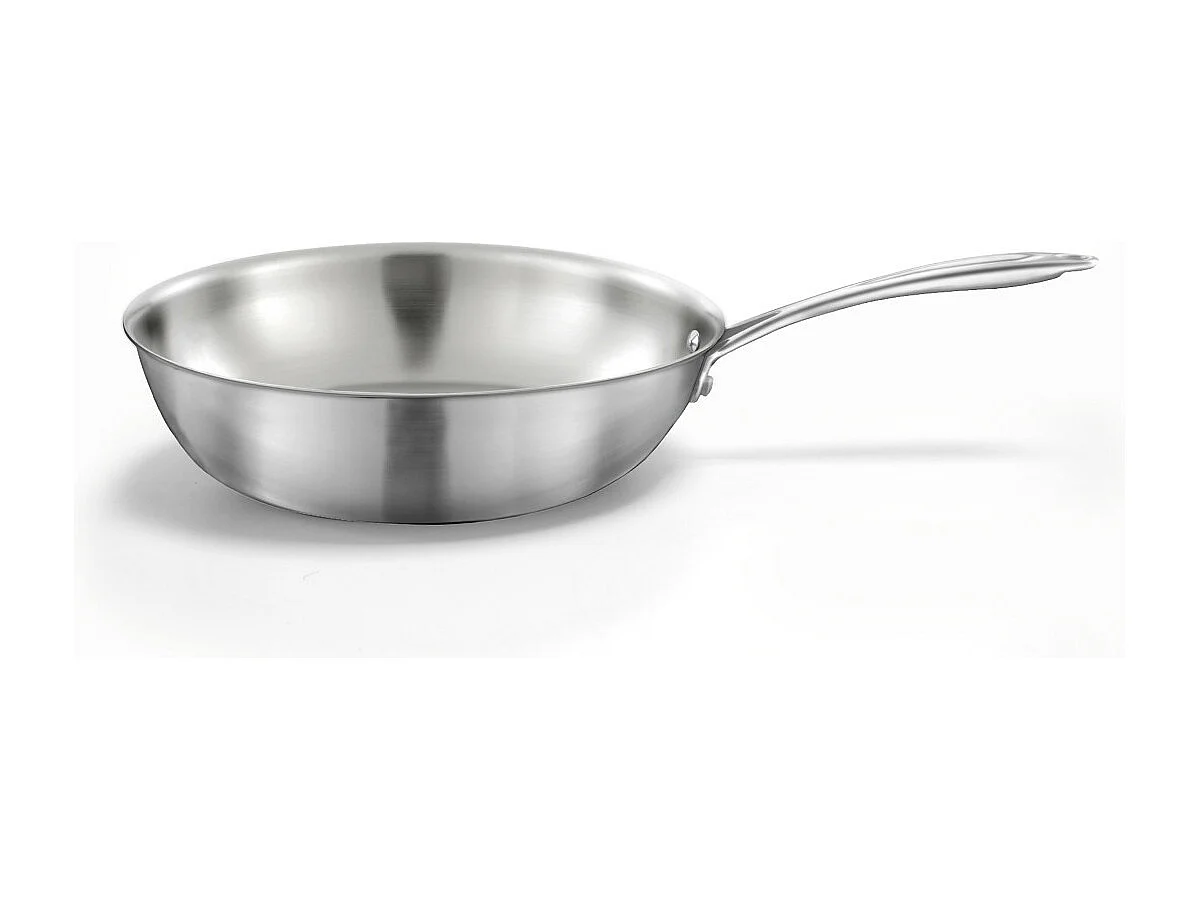 Gourmet - Wok 28 cm inox triply