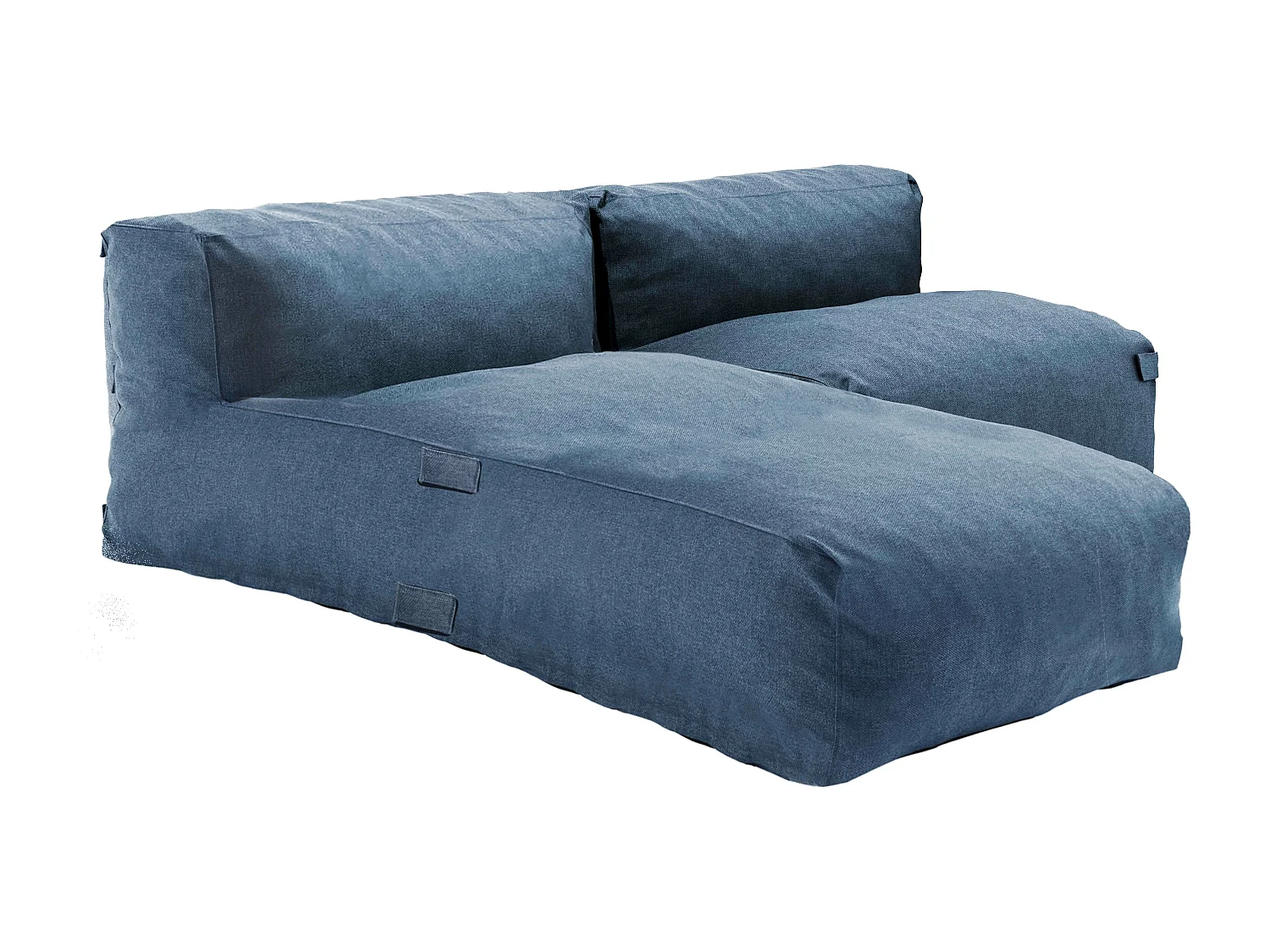 Salon de jardin modulable 2 places bleu pacific - Mixi