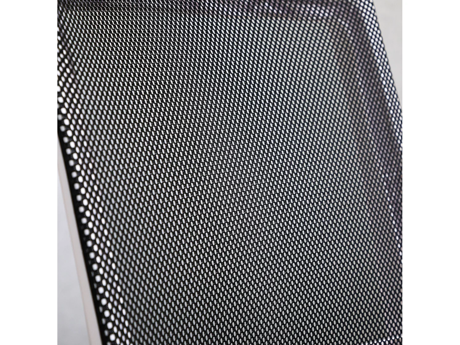 Chaise de bureau PERTH, Pivotante et réglable en hauteur, Tissu mesh, Avec accoudoirs, Noir