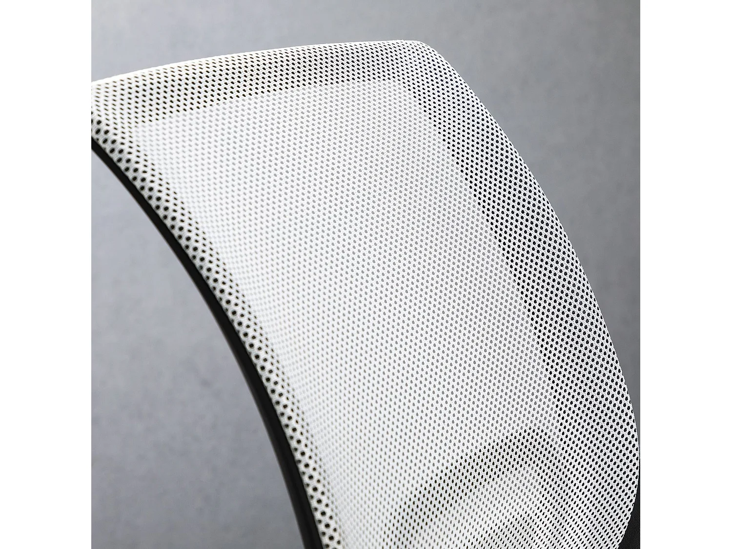 Chaise de bureau PHOENIX, Pivotante et réglable en hauteur, Tissu mesh, Avec accoudoirs, Blanc