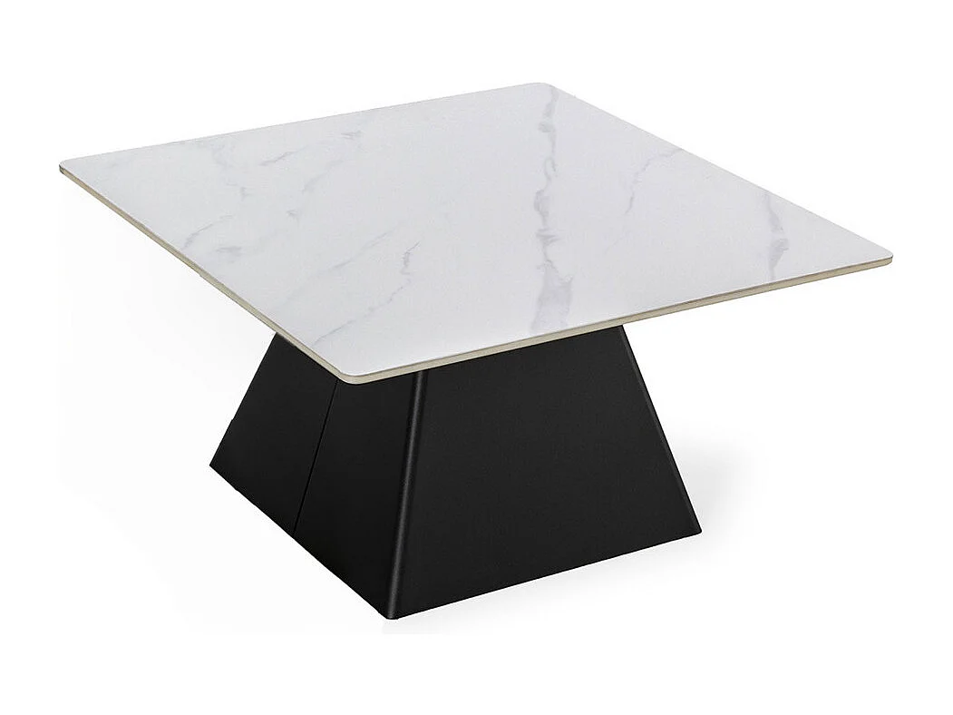 Salontafel Merve - 80x80x43cm - Zwart