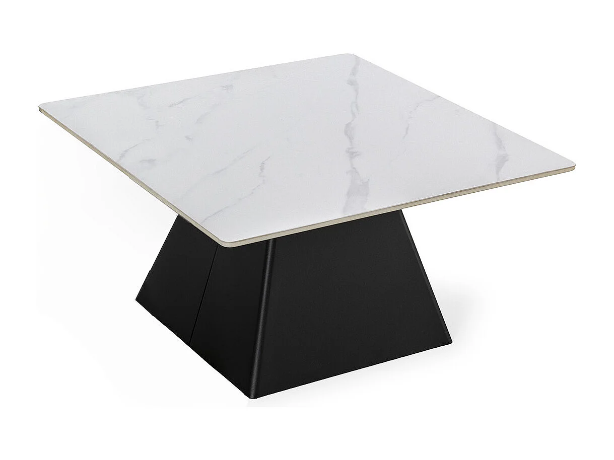 Salontafel Merve - 80x80x43cm - Zwart