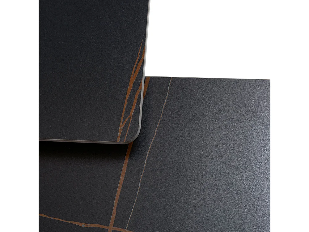 Salontafel Merve - 80x80x43cm - Zwart