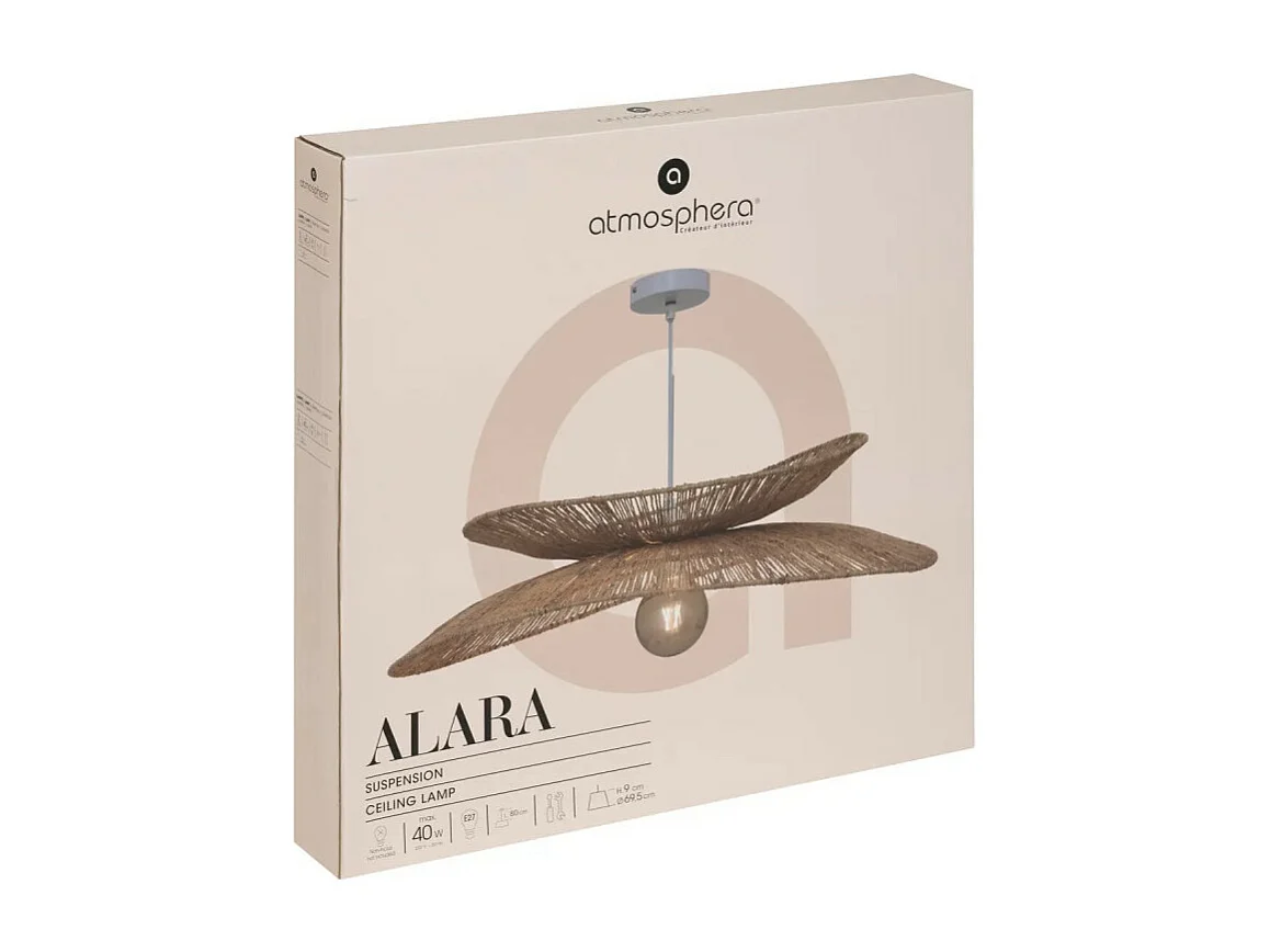 Suspension 69,5 cm jute Alara Atmosphera