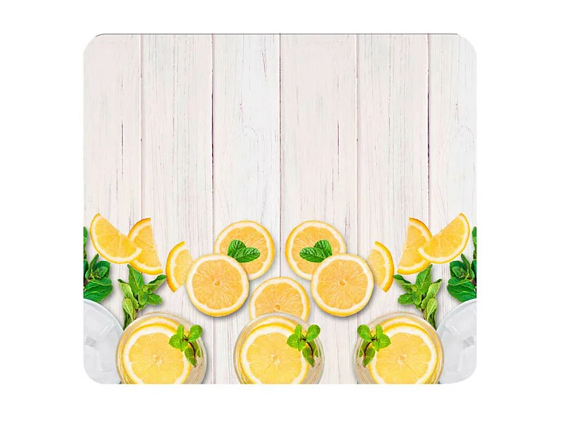 Plaque multi-usage à imprimé citrons - Multicolore - l 50 x L 56 cm