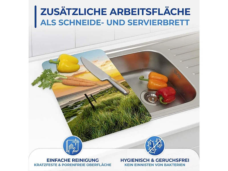 Lot de 2 plaques de protection Universelle "Phare" - Multicolore - l 30 x L 52 cm