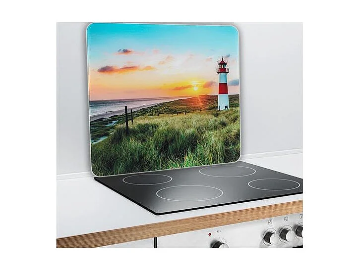 Plaque multi-usage à imprimé phare - Multicolore - l 50 x L 56 cm