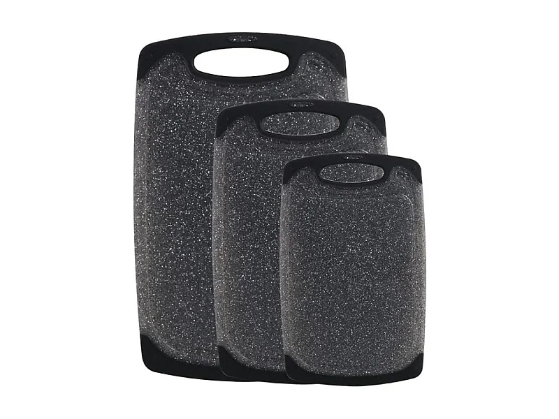 Set 3 planches à découper 25/31/40 cm Noir Royalty Line RL-CB3PC-B