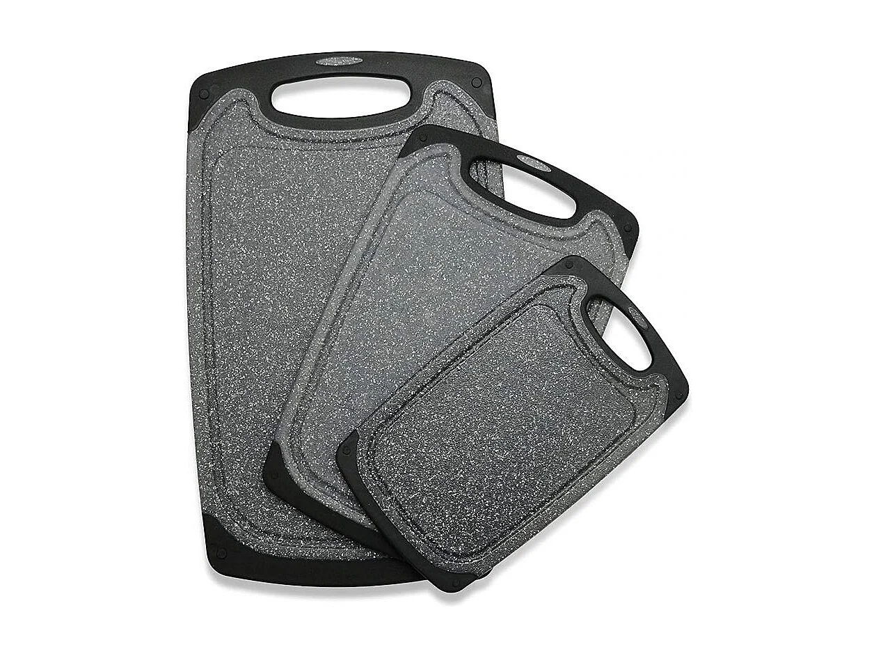 Set 3 planches à découper 25/31/40 cm Noir Royalty Line RL-CB3PC-B