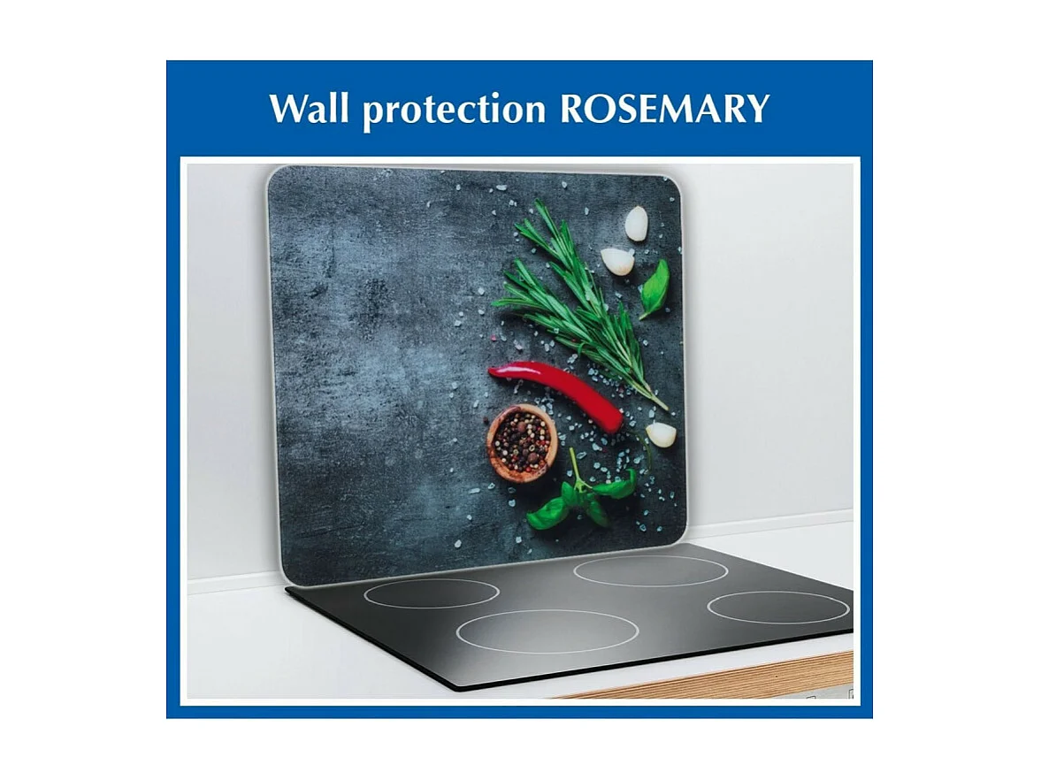 Plaque multi-usage à imprimé romarin - Multicolore - l 50 x L 56 cm