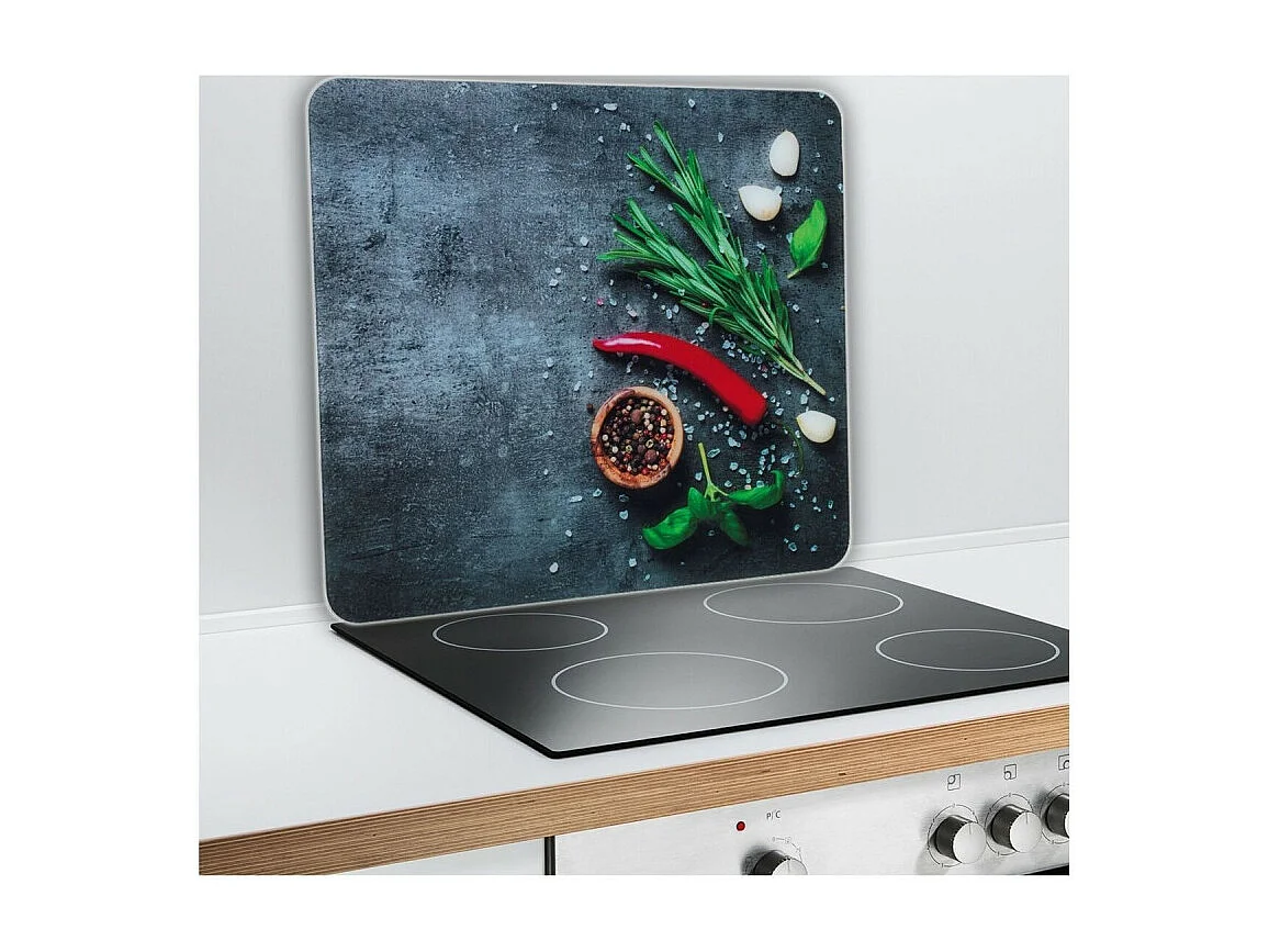 Plaque multi-usage à imprimé romarin - Multicolore - l 50 x L 56 cm