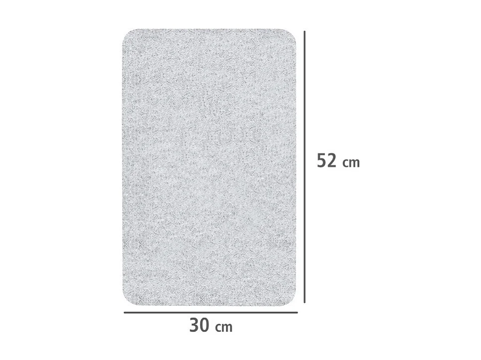 Set de 2 Protège-plaques de cuisson en verre - Transparent - L 30 x l 52 cm