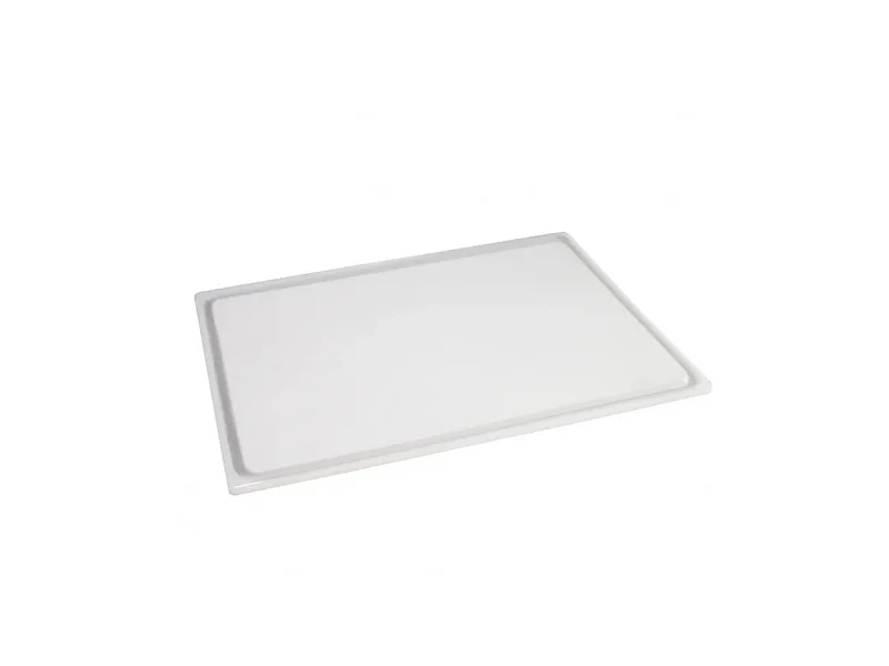 Planche à découper professionnelle en plastique - Blanc - L 50 x l 38 cm