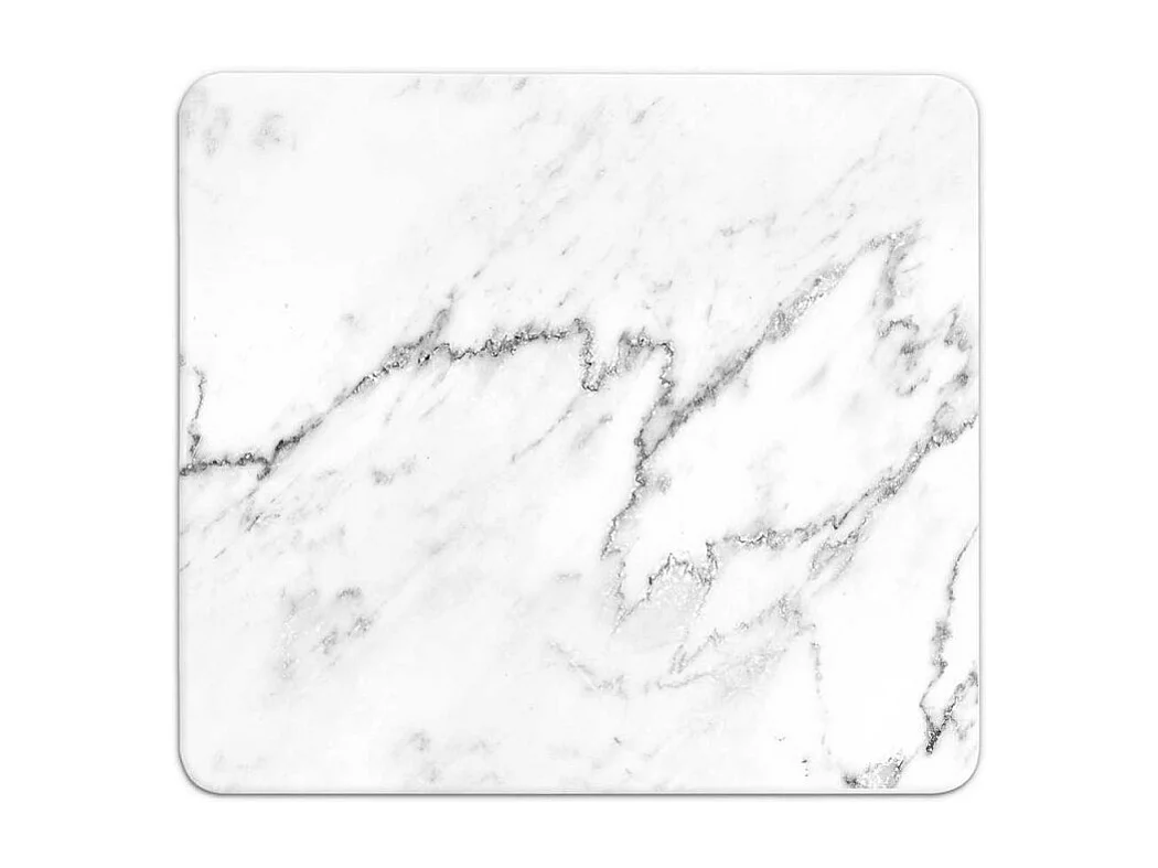 Plaque multi-usage à imprimé marbre - Blanc/Gris - l 50 x L 56 cm