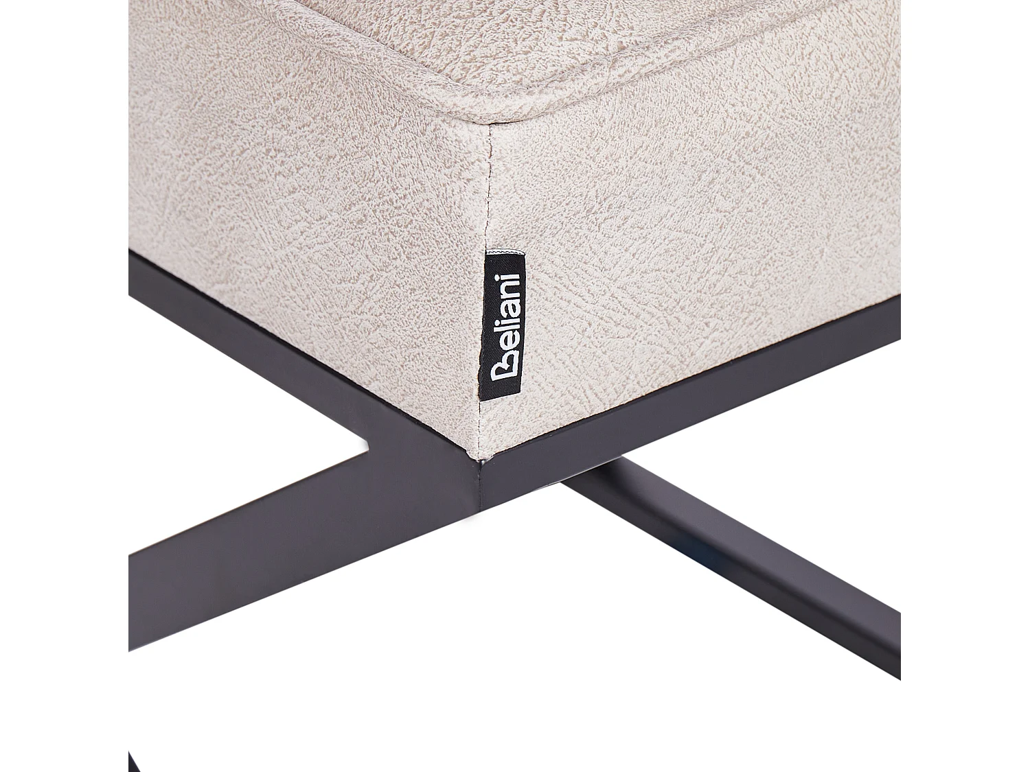 Sgabello MURDO Pelle sintetica Beige