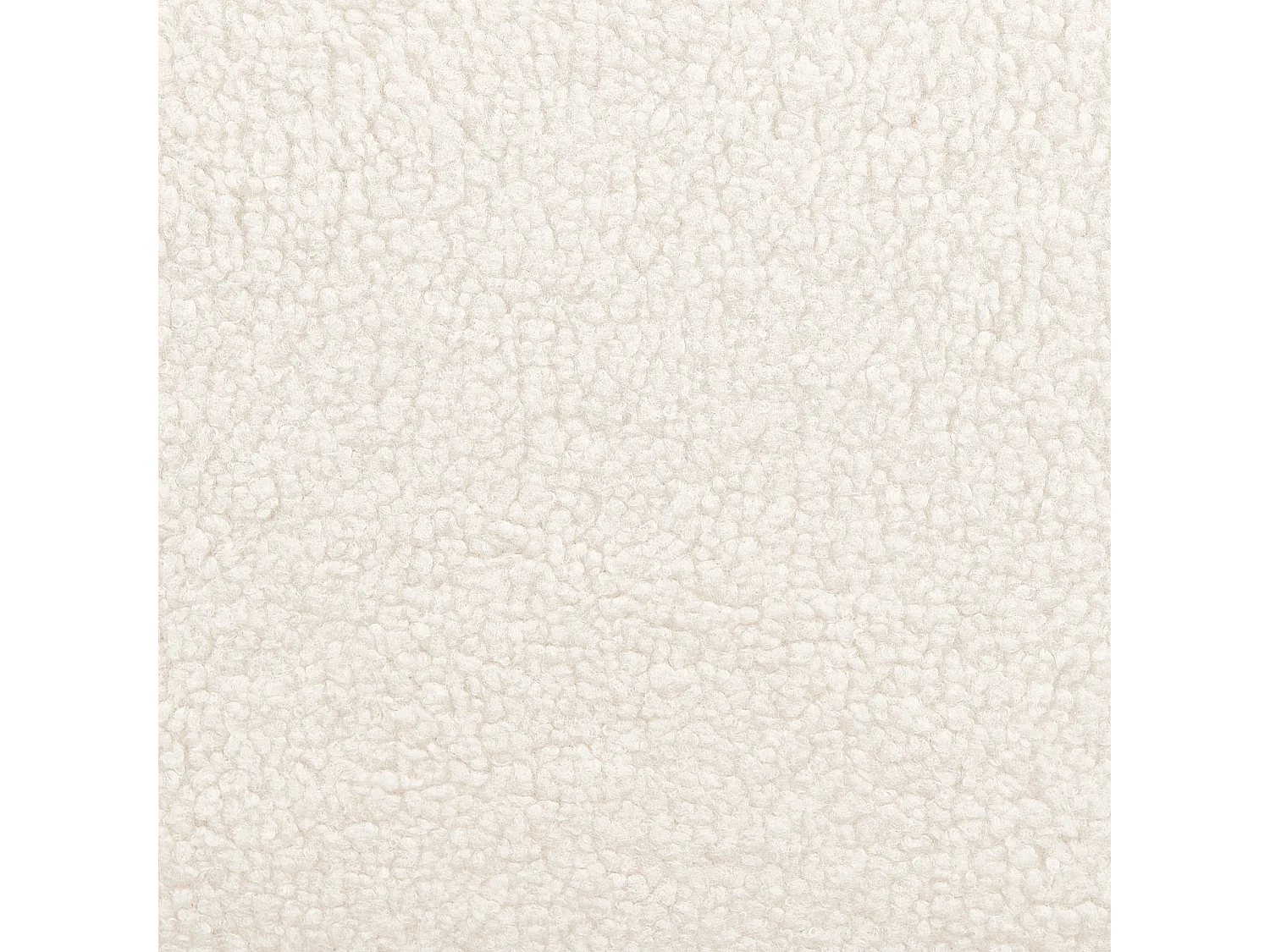 Fauteuil LOVELOCK Bouclé Blanc