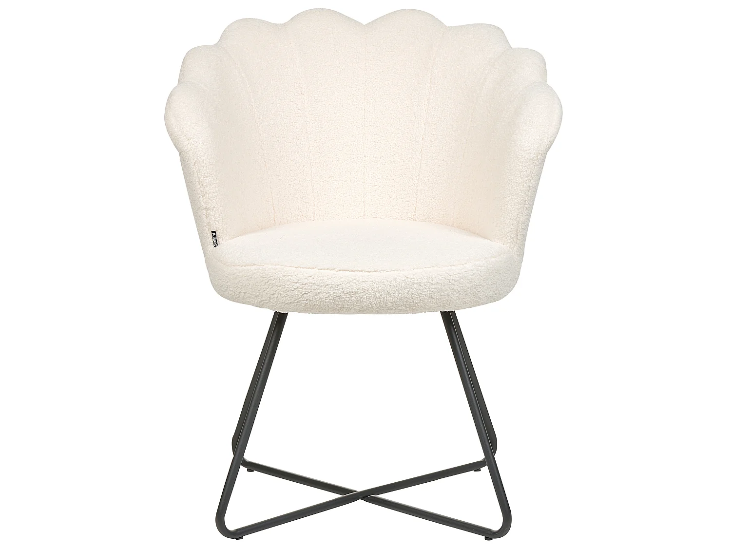 Poltrona LOVELOCK Bouclé Branco