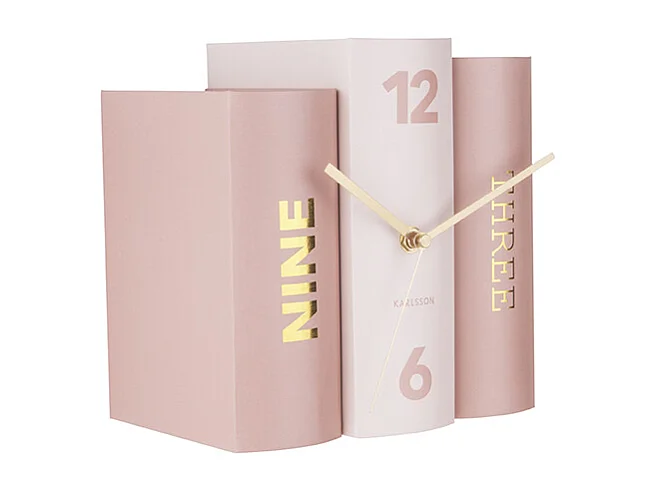 Horloge à poser Livre - Hauteur 20 cm - PRESENT TIME