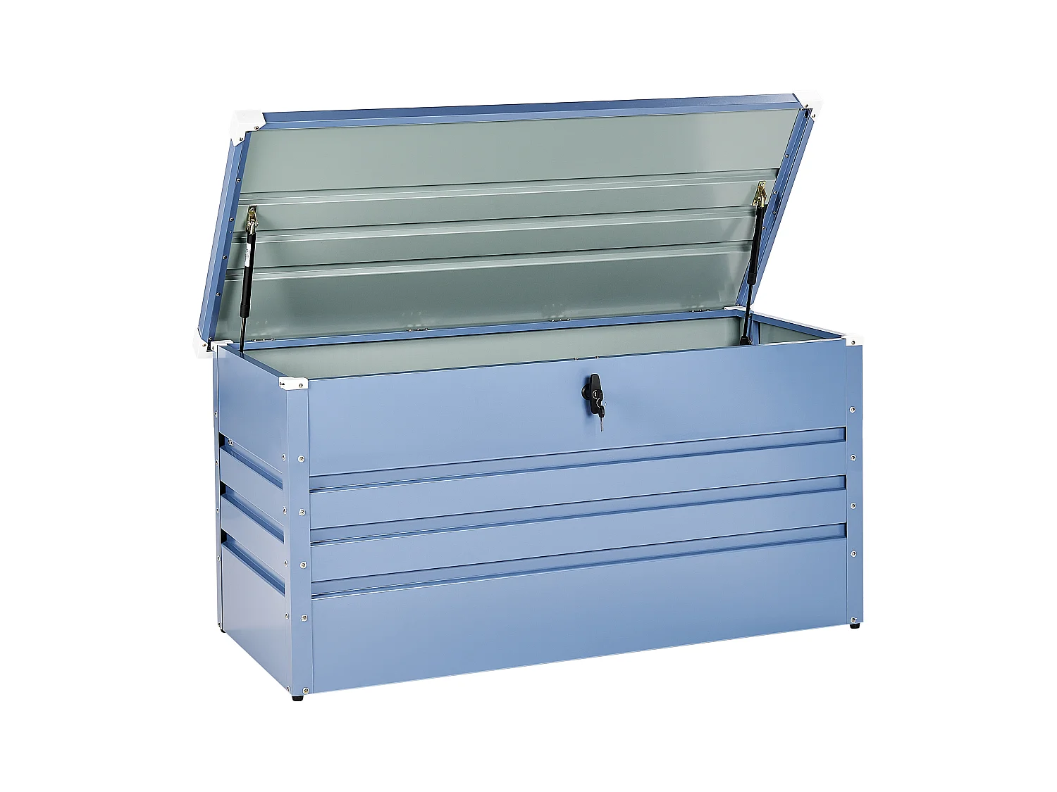 Coffre de rangement CEBROSA 132 cm 62 cm Bleu
